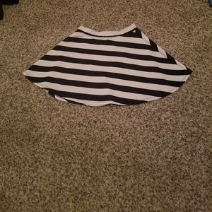 Blue & White Skater Skirt